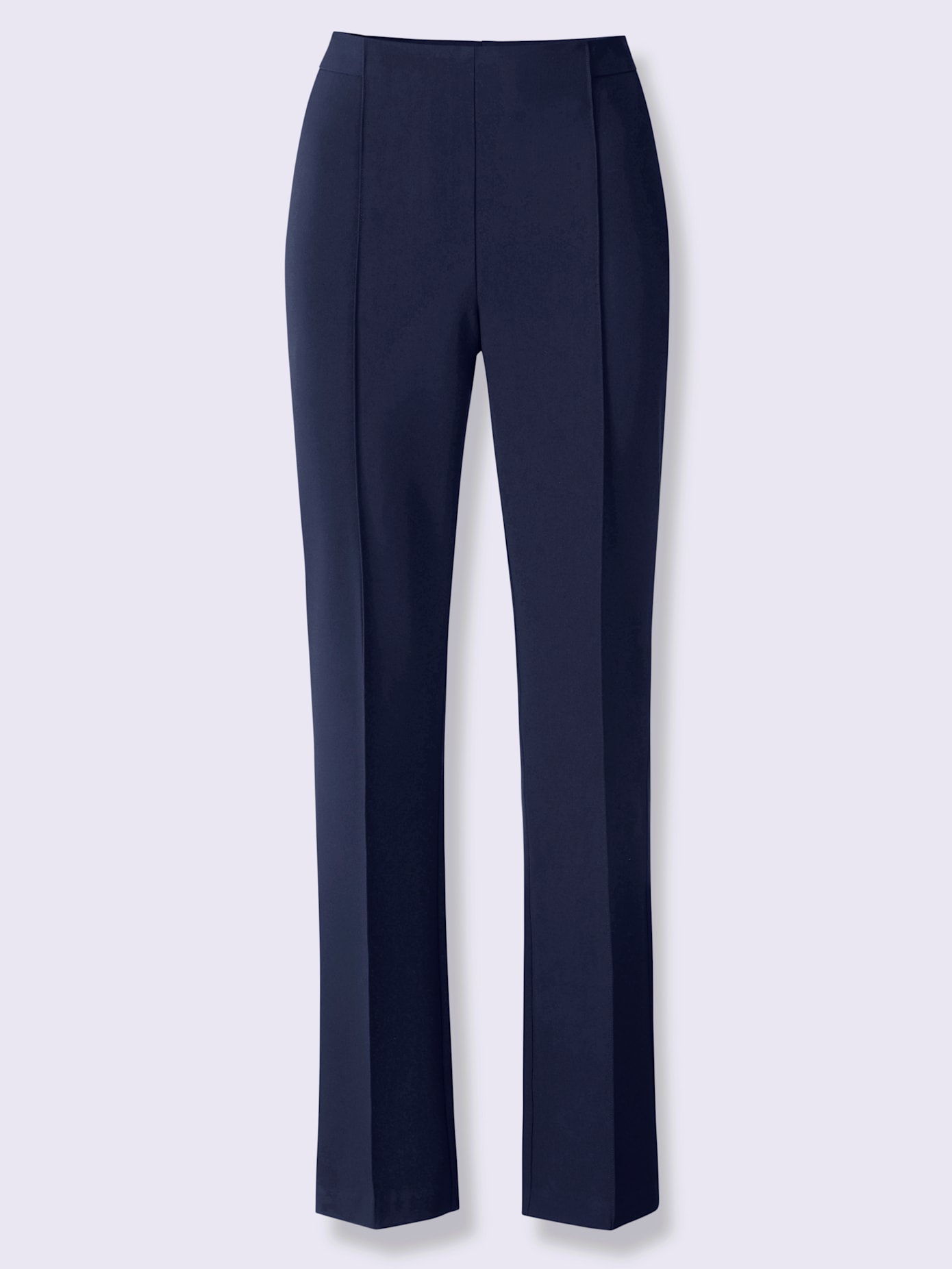 Pantalon mélange de matières facile d'entretien