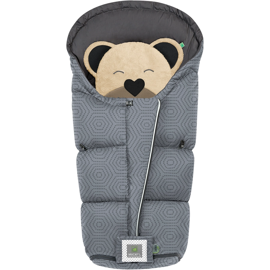 odenwälder Fußsack Mucki® L-cs rocky grey