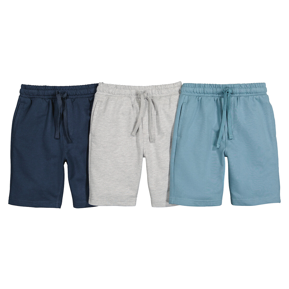 COLEÇÃO LA REDOUTE<br>Conjunto de 3 bermudas de lã polar
