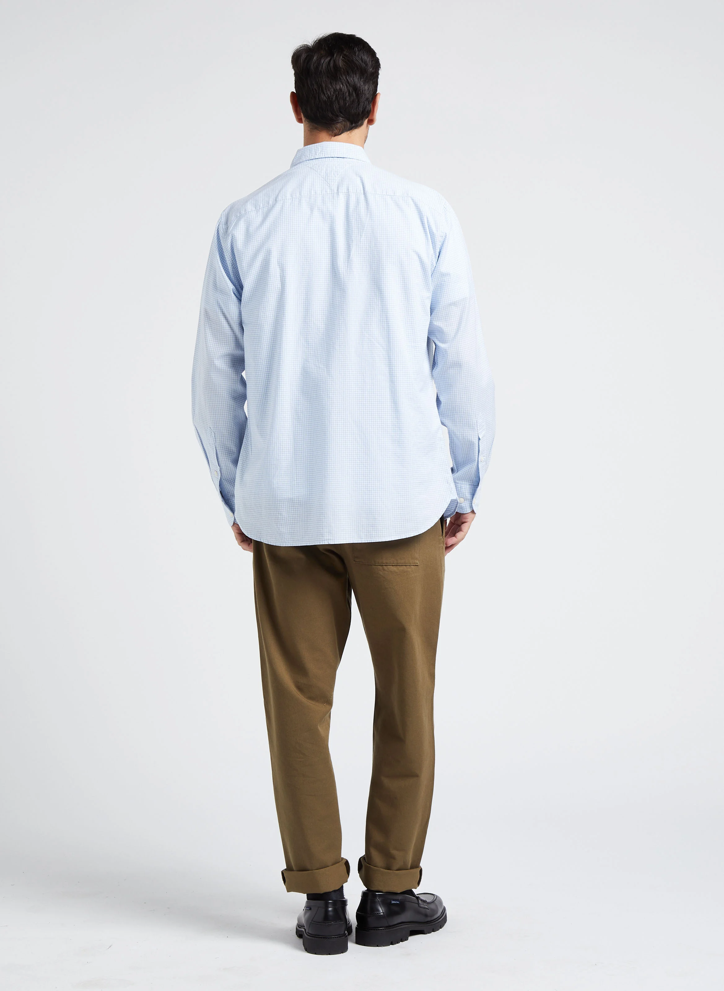 Pantalon droit en coton biologique| Vert