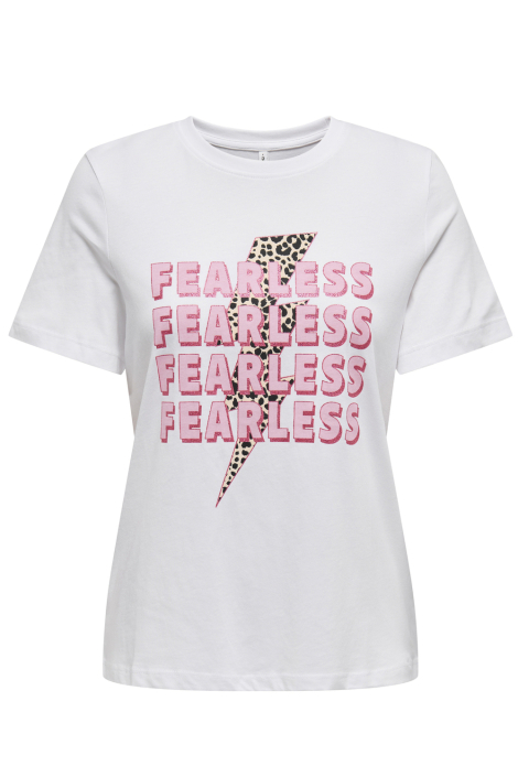 Only witte dames t-shirt