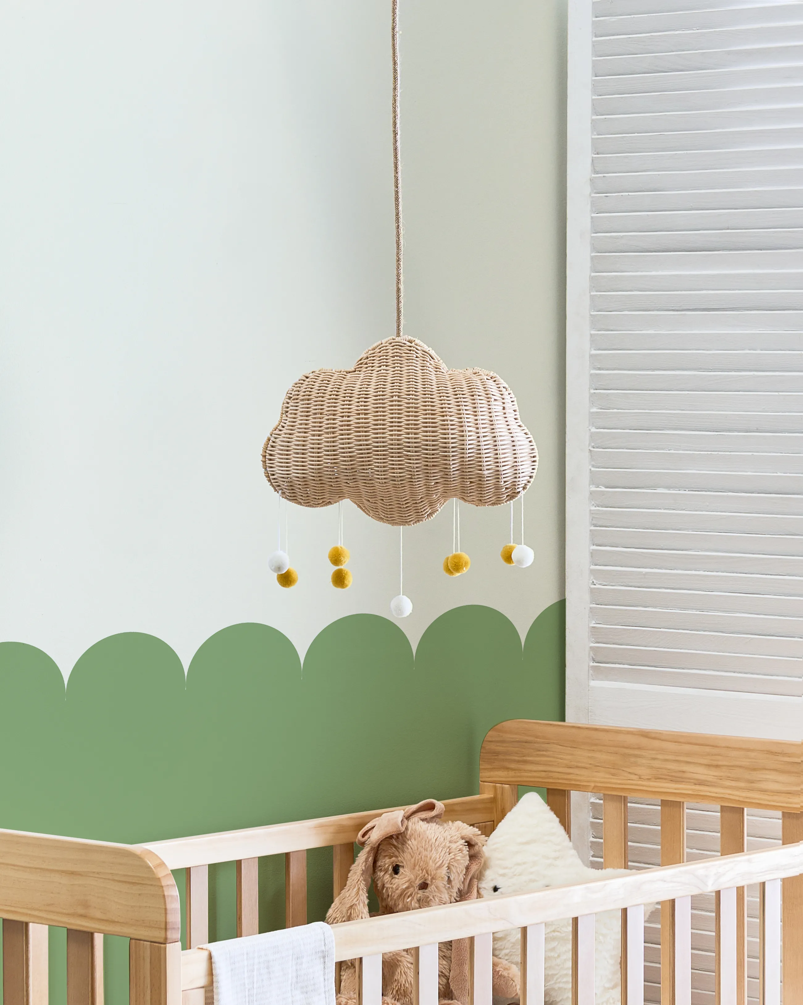 Hanglamp Wolk ONON Rotan Natuurlijk