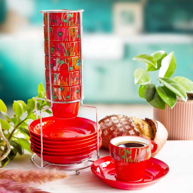 Tour de tasses espresso - Café Coloré