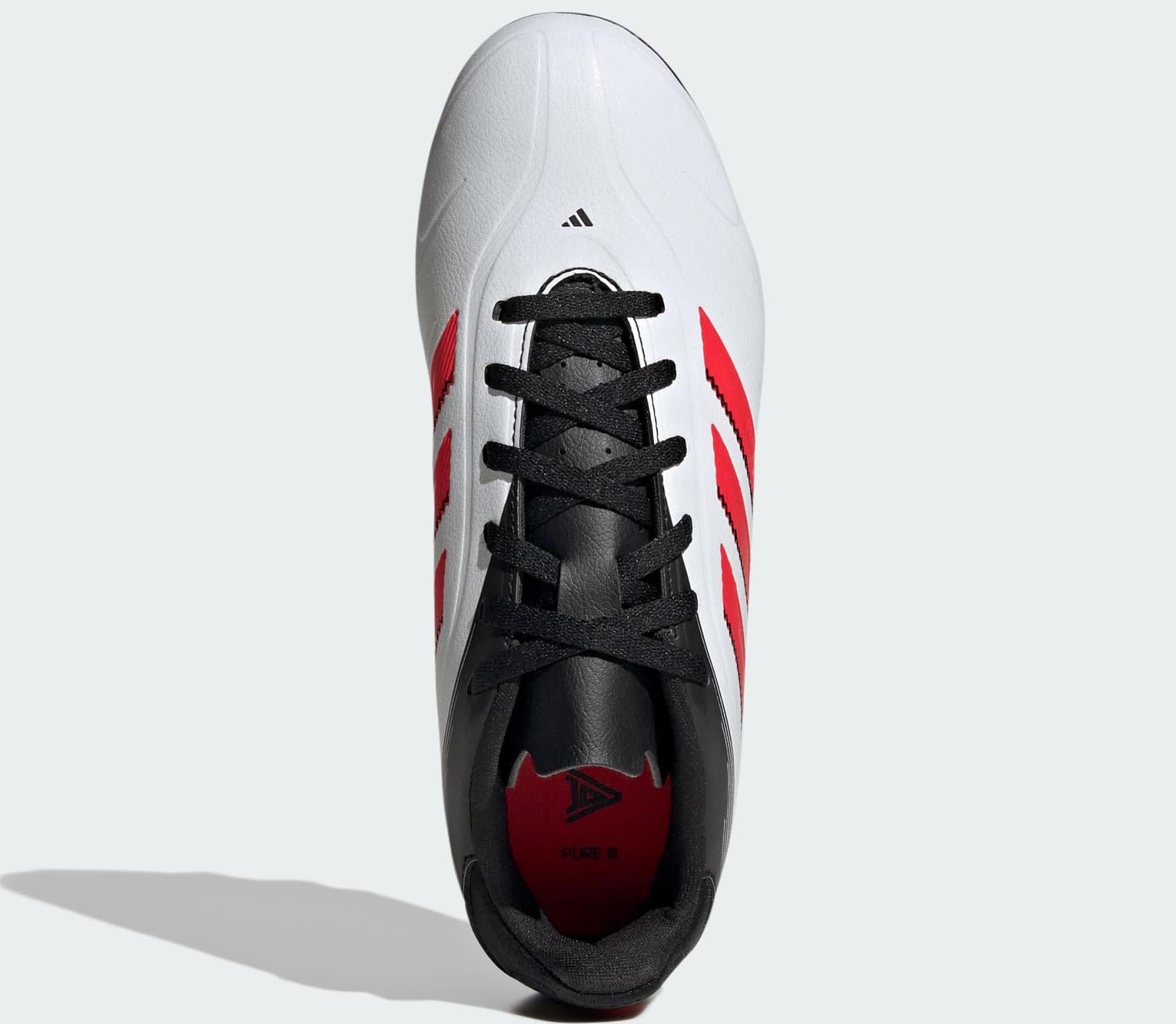 Copa Pure III Club FG/MG Junior Cloud White/Lucid Red/Core Black