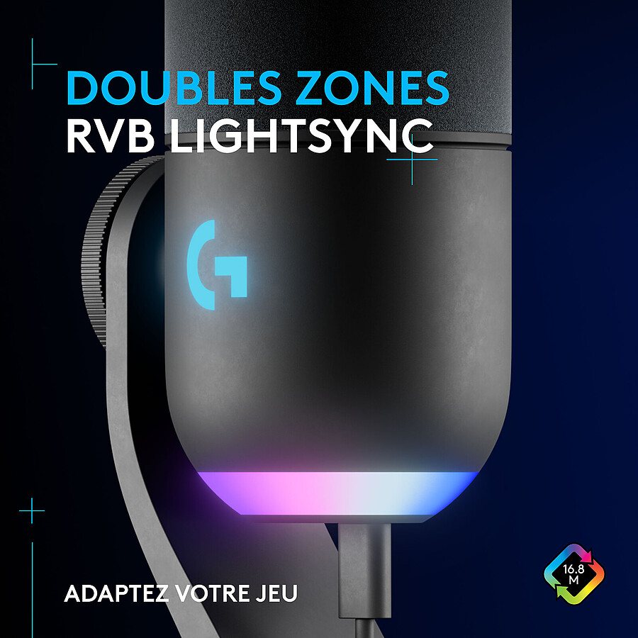Logitech G Yeti GX - Noir