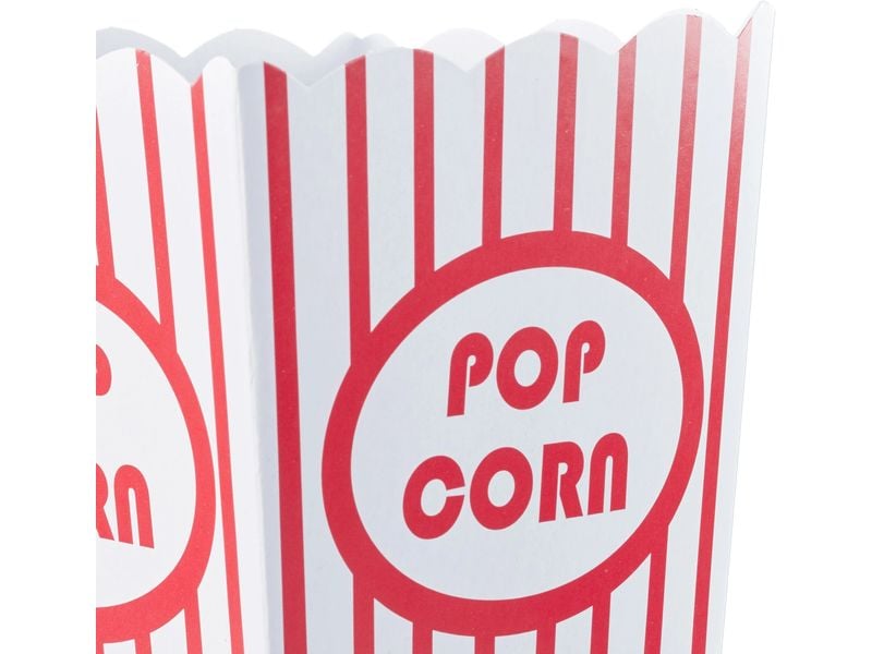 relaxdays Fingerfood-Schale 5 Farben 50 Stück Popcorntüten