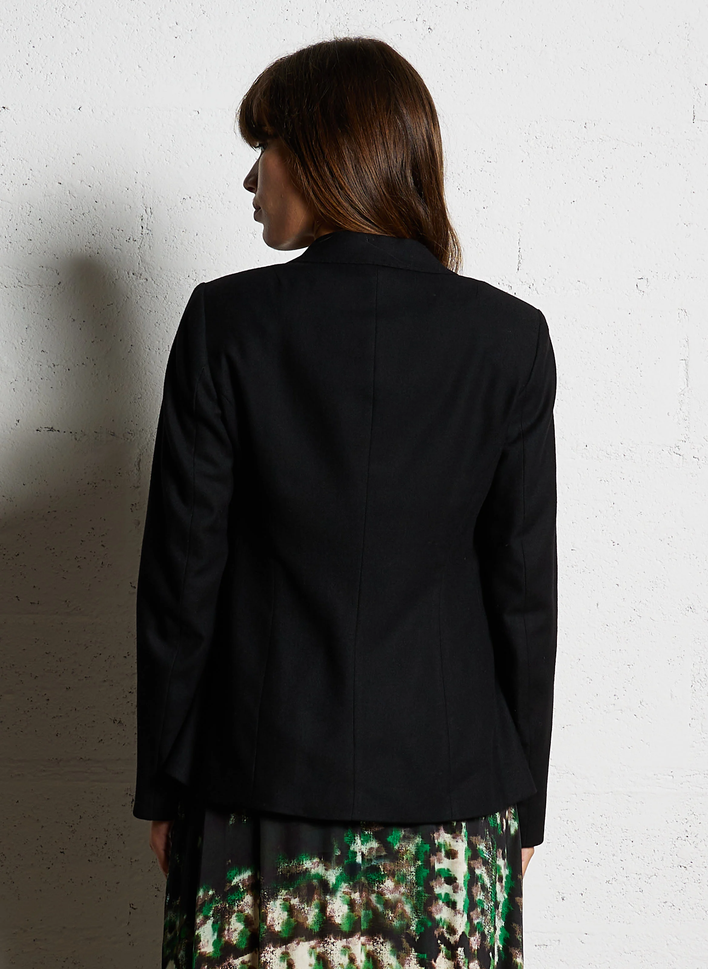 VORADO - Veste de blazer ajustée à col tailleur | Noir