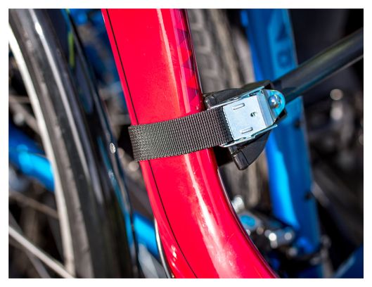 Porte-Vélos sur Boule d'Attelage Eufab Crow Plus Prise 13 Broches - 2 Vélos (Compatible E-Bikes) Noir