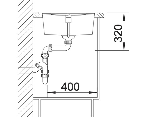 Blanco METRA XL 6 S spoelbak 1000 x 500 mm cafe 515287