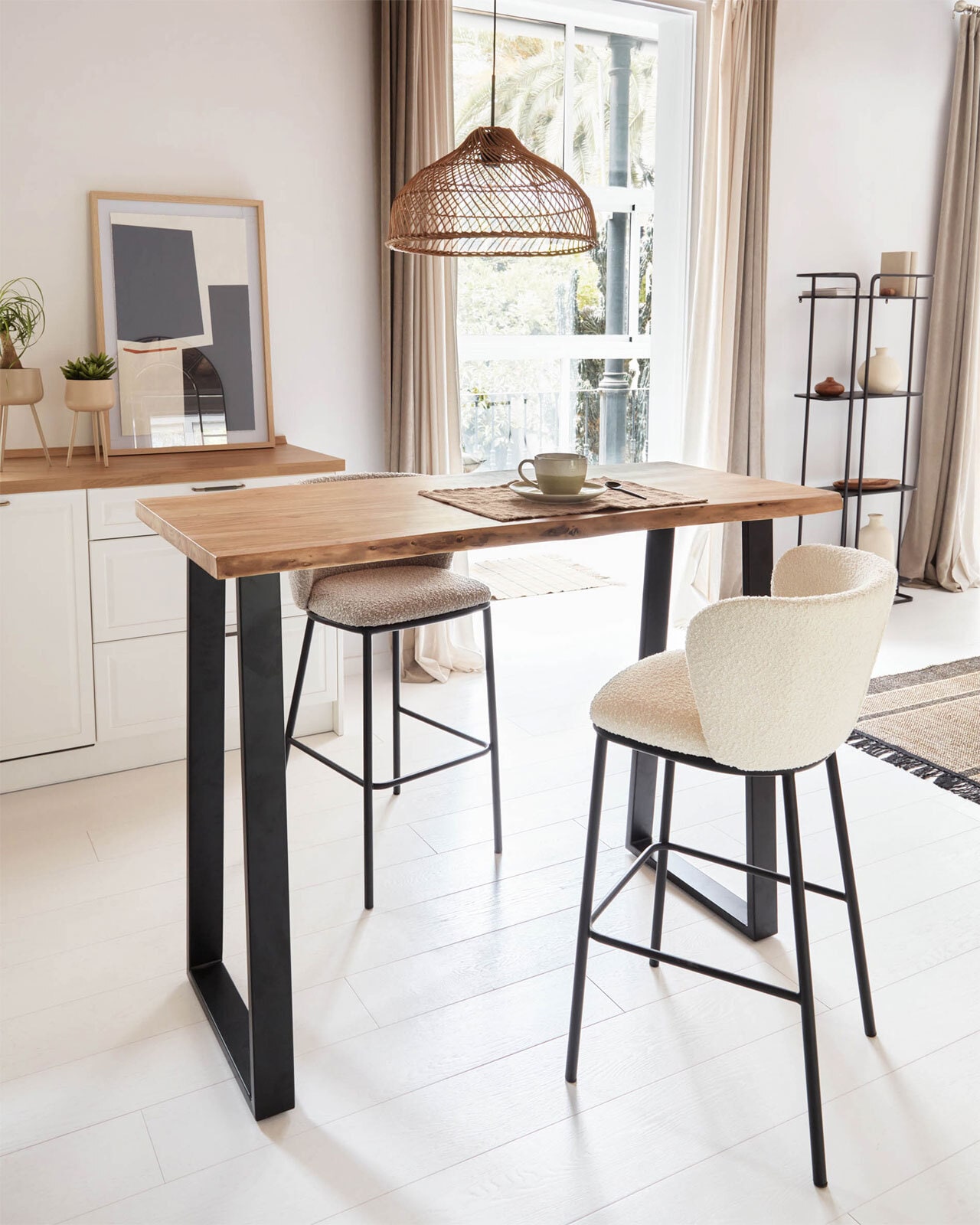 Kave Home Konsolentisch SONO 140 x 60 cm Akazie braun