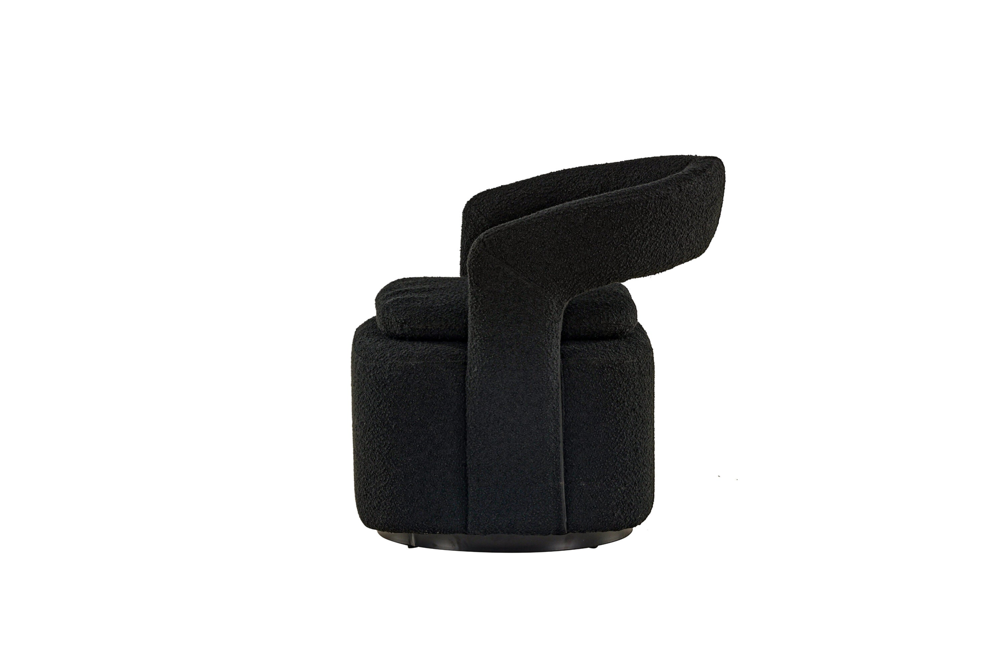 Akando Fauteuil - Zwart bouclé