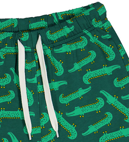 Freds WoRød Shorts - Krokodille - Cucumber