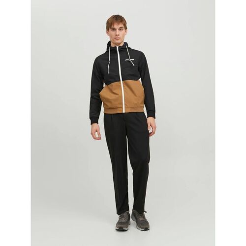 Jack & Jones - 12200208 RUSH-BLACK OTTER WHITE Negro