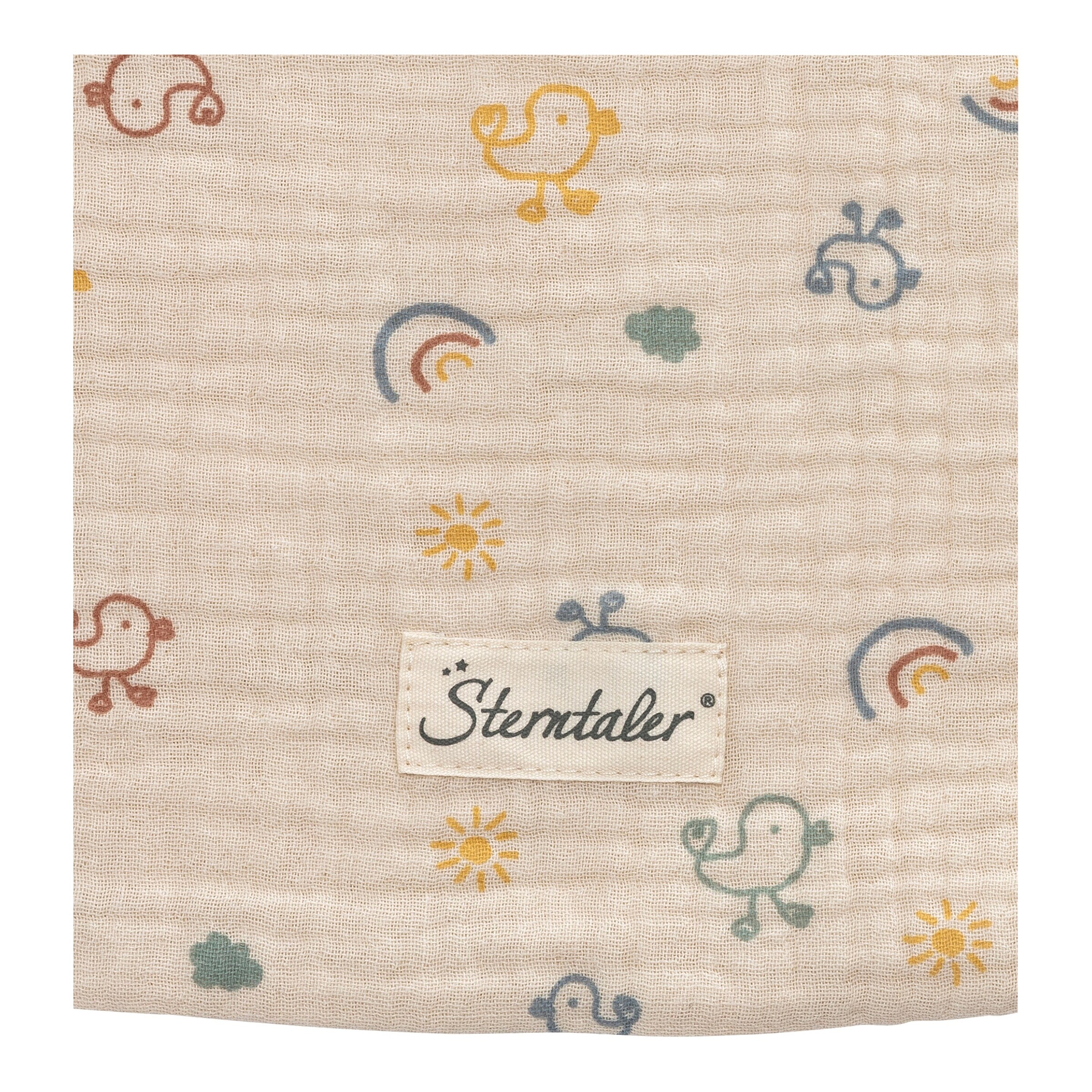Sterntaler Strampelnest Mull ecru / Ente Edda