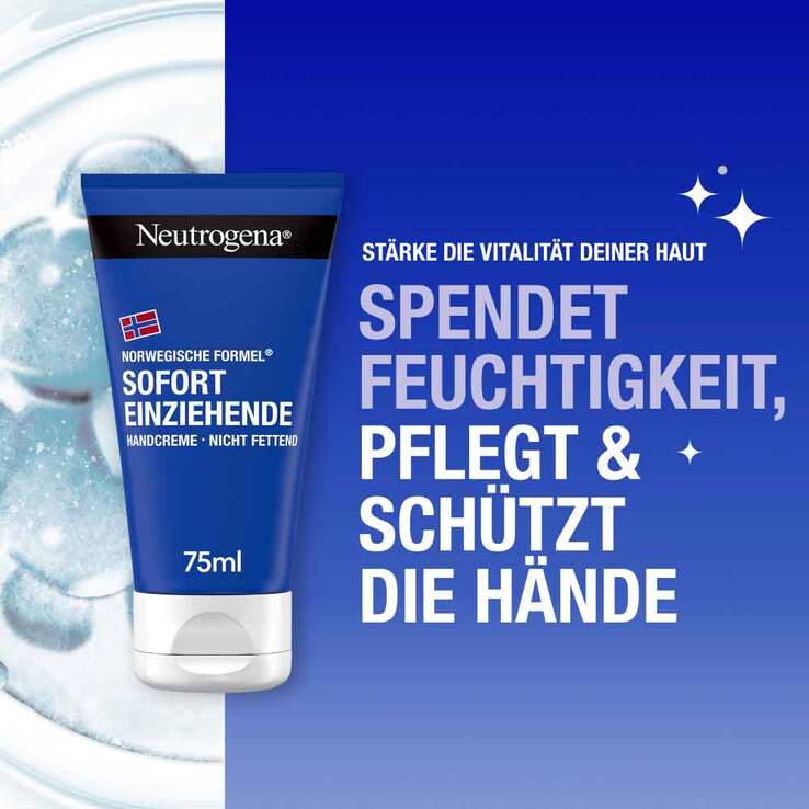 Neutrogena norwegische Formel sofort einziehende Handcreme, 75 ml