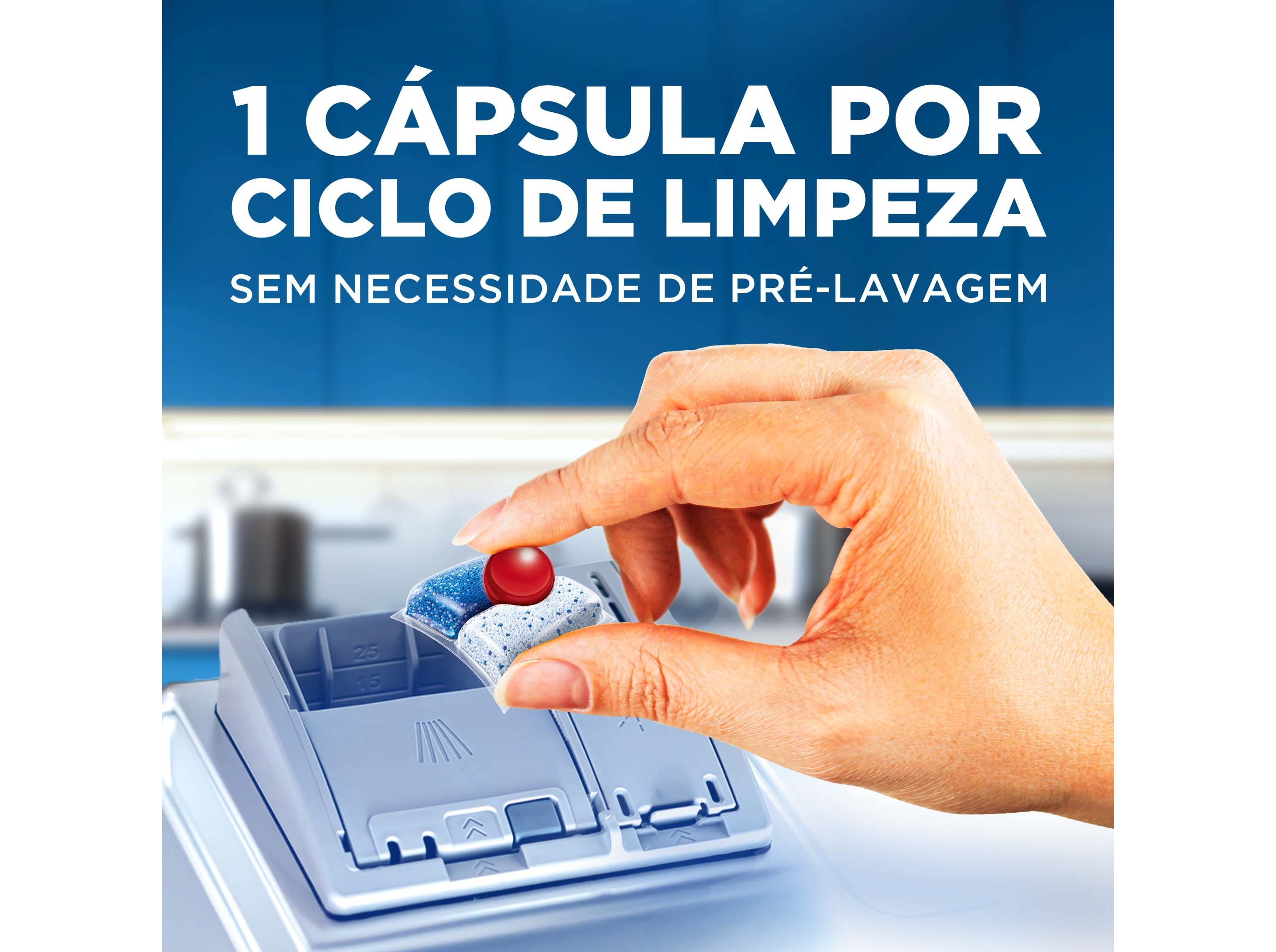 DETERGENTE LOIÇA MÁQUINA FINISH QUANTUM REGULAR 64PASTILHAS