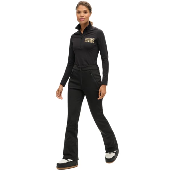 Pantalon de ski SUPERDRY SOFTSHELL SLIM TROUSERS BLACK