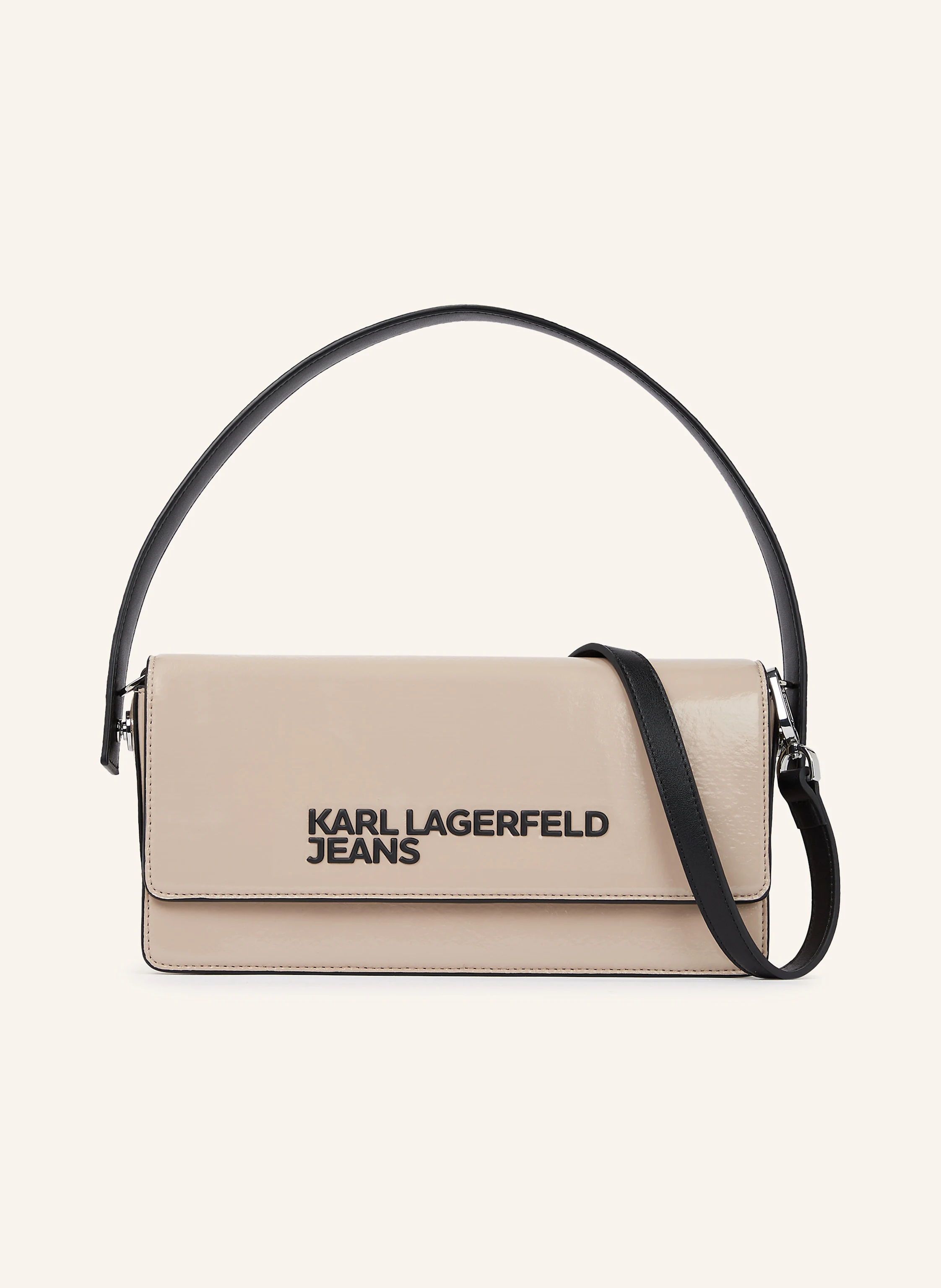 KARL LAGERFELD JEANS FAUX-LEATHER CROSSBODY BAG