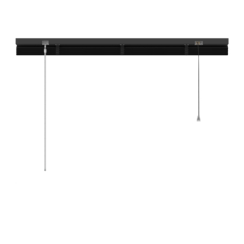 GAMMA aluminum jaloezie 25 mm zwart (kleurnr. 203) 80x180 cm (bxh)