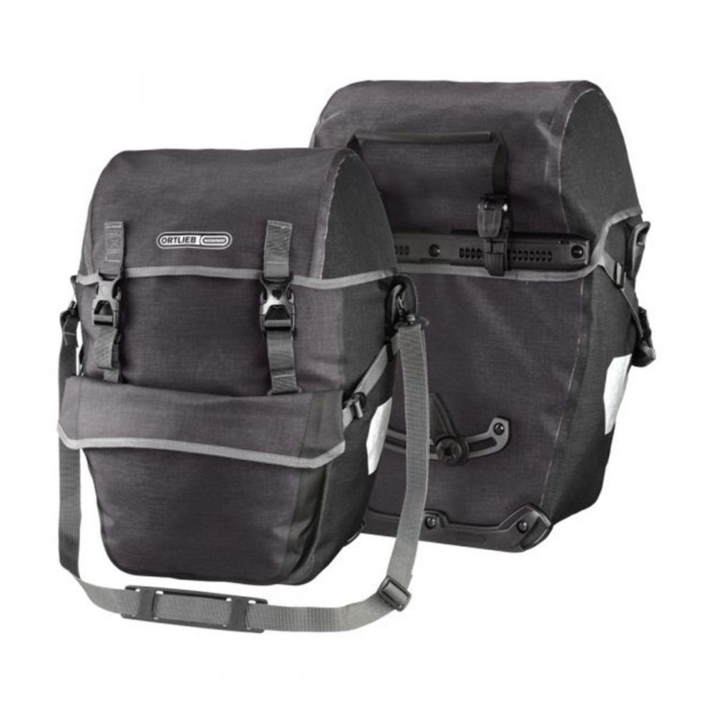 Ortlieb BIKE-PACKER PLUS 2X21L - Sacoches cavalières granite/black