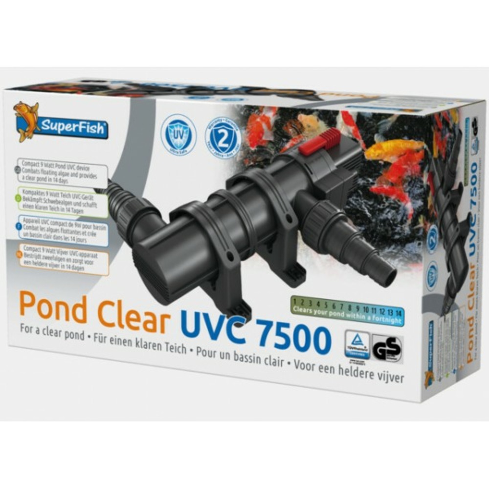 Pondclear uvc 7500 9w