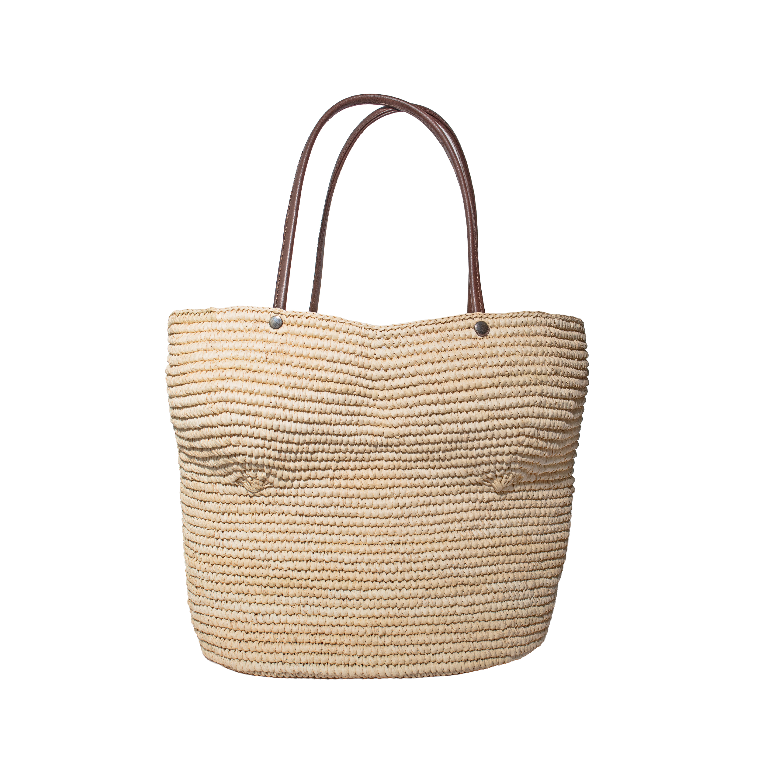 sac corset en paille