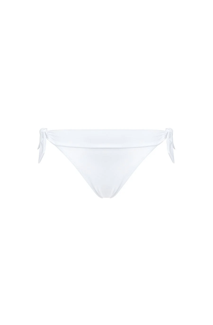 diva Bas de maillot de bain blanc à noeuds Blanc
