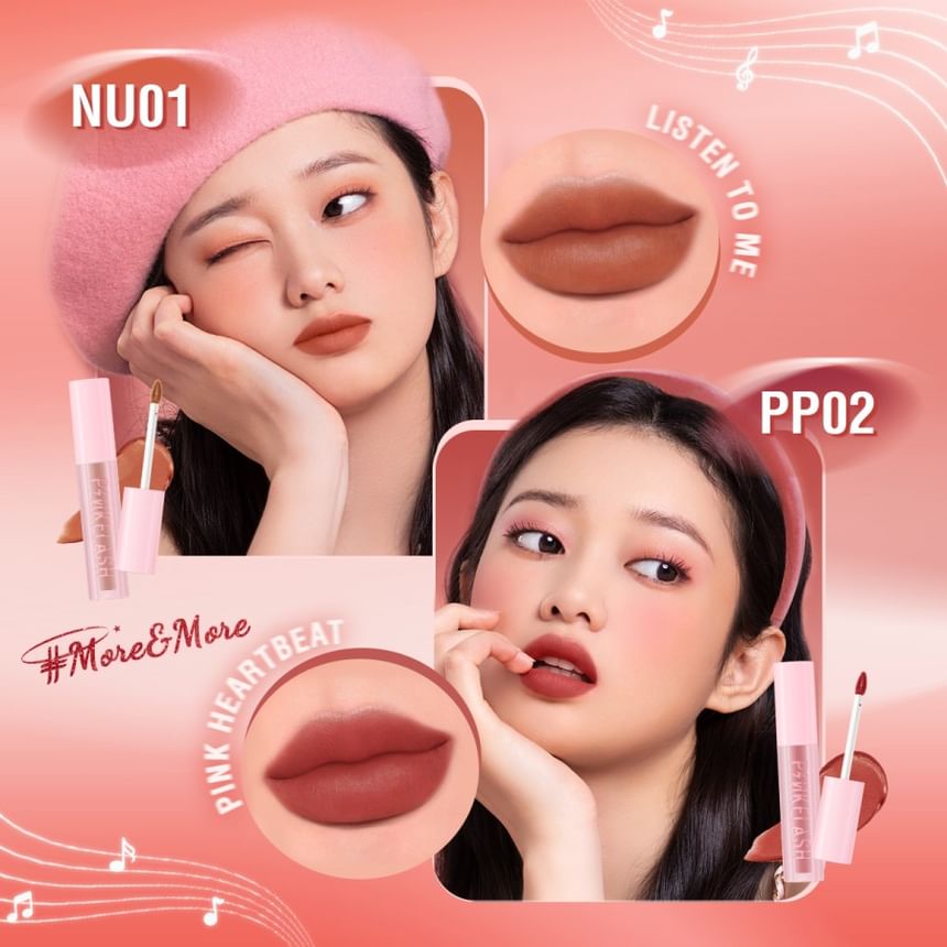 PINKFLASH - Luchtige matte mousse tint - 10 kleuren