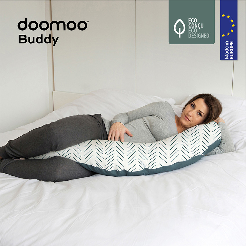Coussin d'allaitement Doomoo – Ethnic petrol