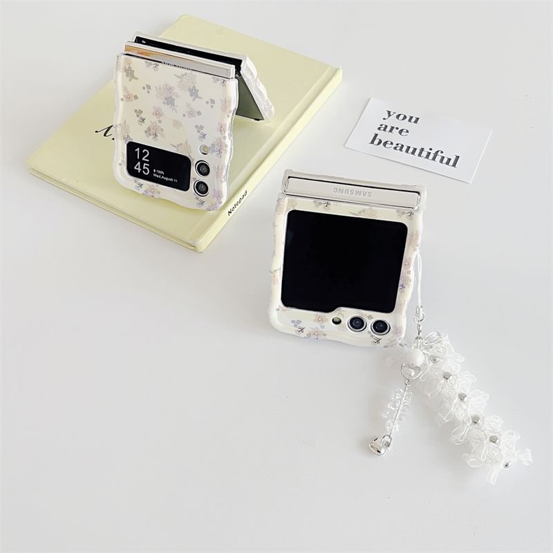 Jaguara - Bloemen telefoonhoesje / bedel / band / set - Samsung Flip