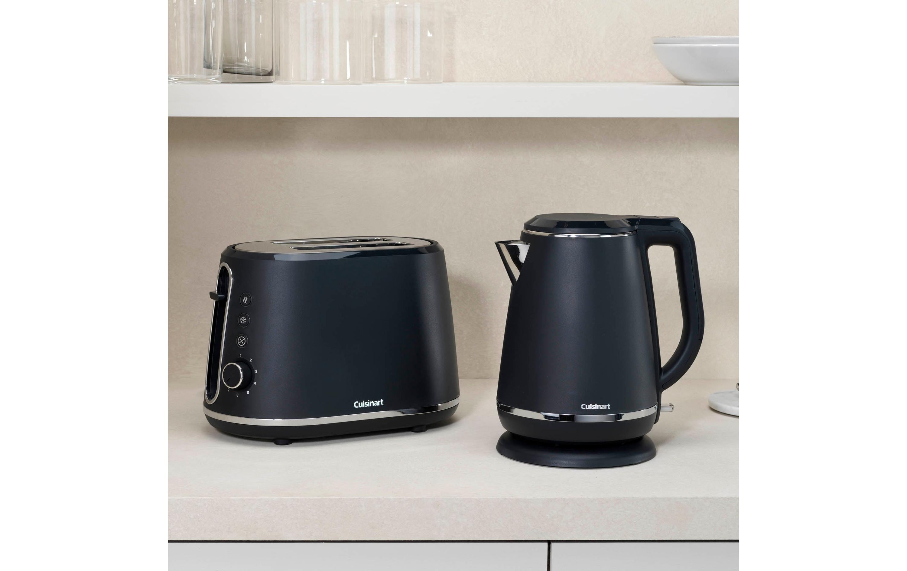 Toaster CPT780E Schwarz matt2-Schlitz Toaster aus der «Neutrals-Kollektion»