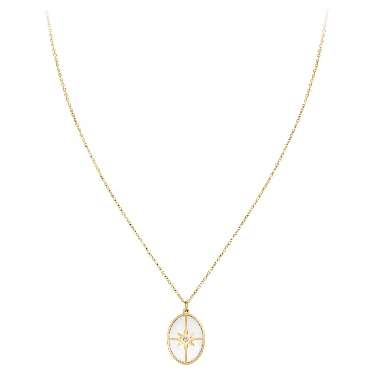 Collier par SC Bohème orné d'un véritable diamant blanc