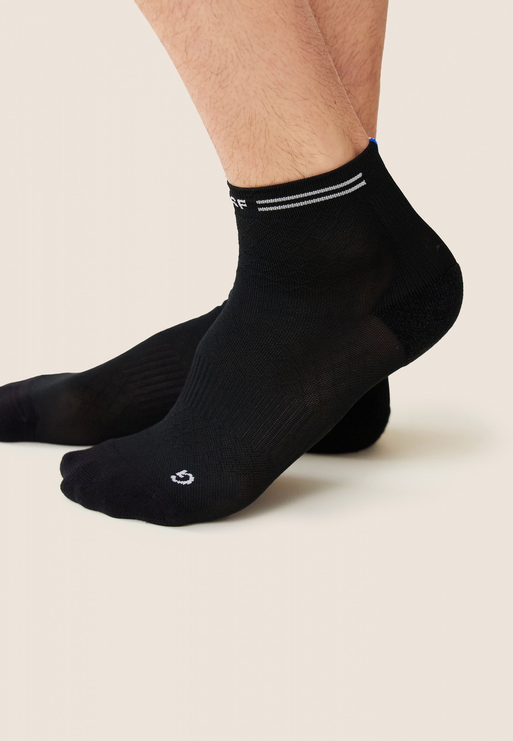 Chaussettes courtes en polyamide-Bryan Training Noir