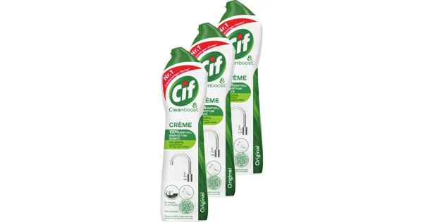 Cif Crème Original, 3 x 500 ml, Trio