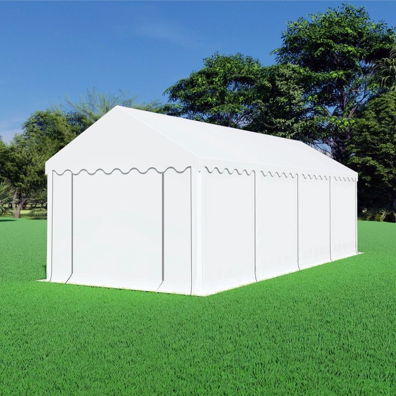 Opslagtent 3x8 - Classic - PVC - 3 meter breed - 8 meter lang - Waterdicht