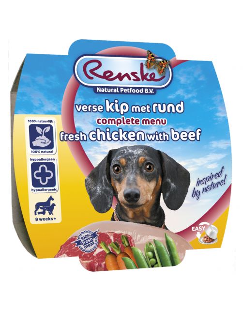 Renske Adult - Hondenvoer - Kip Rund 100 g