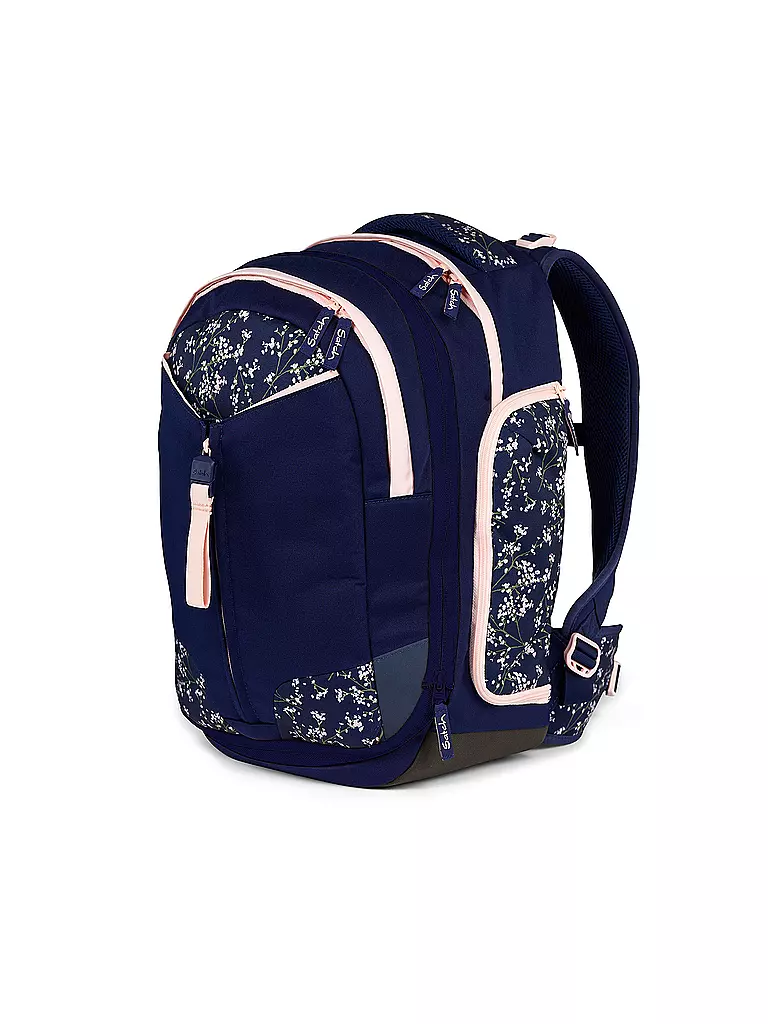 SATCH Schulrucksack Match Bloomy Breeze dunkelblau