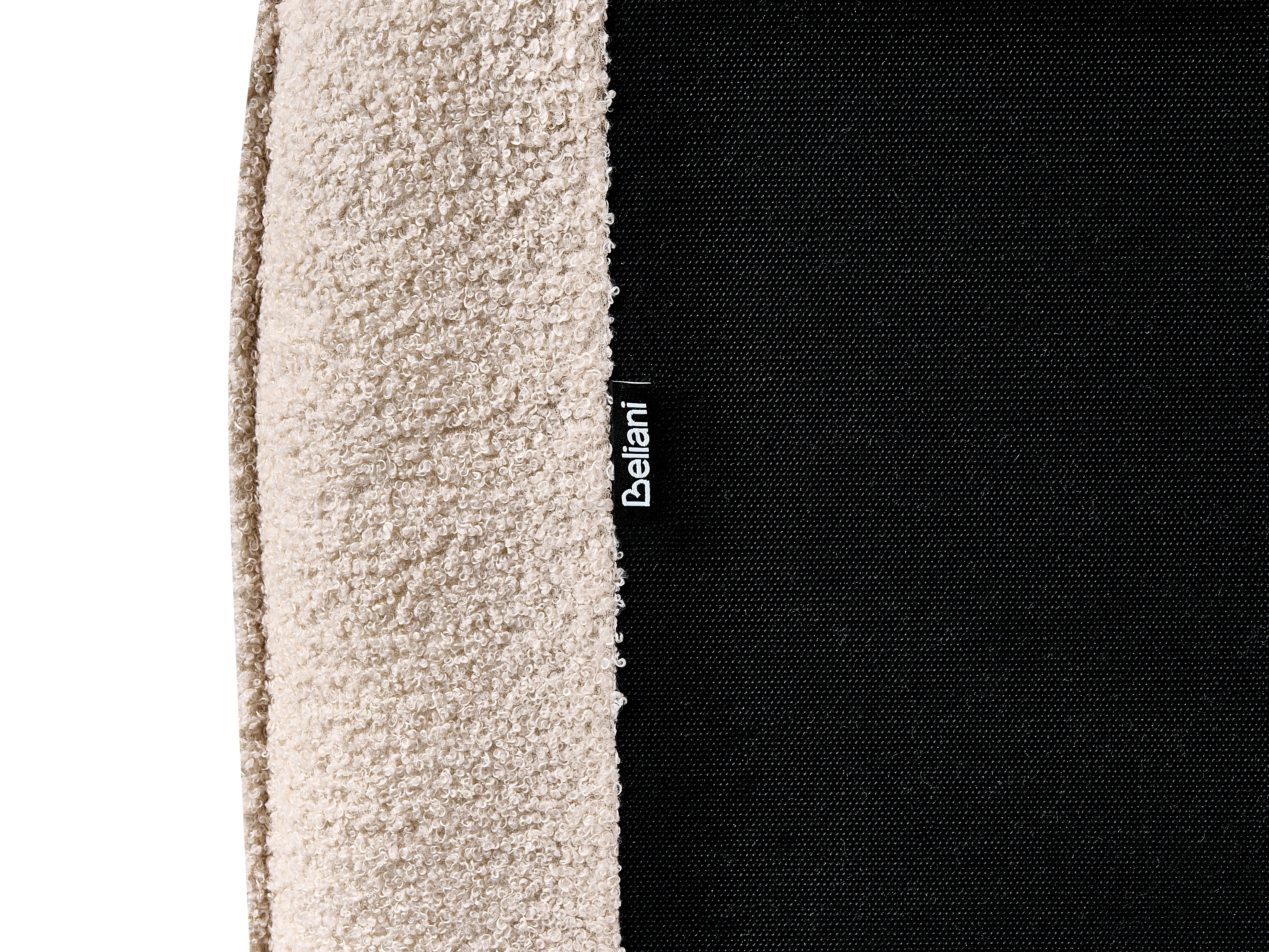 Bed Bouclé LAVAUR 180 x 200 cm Beige