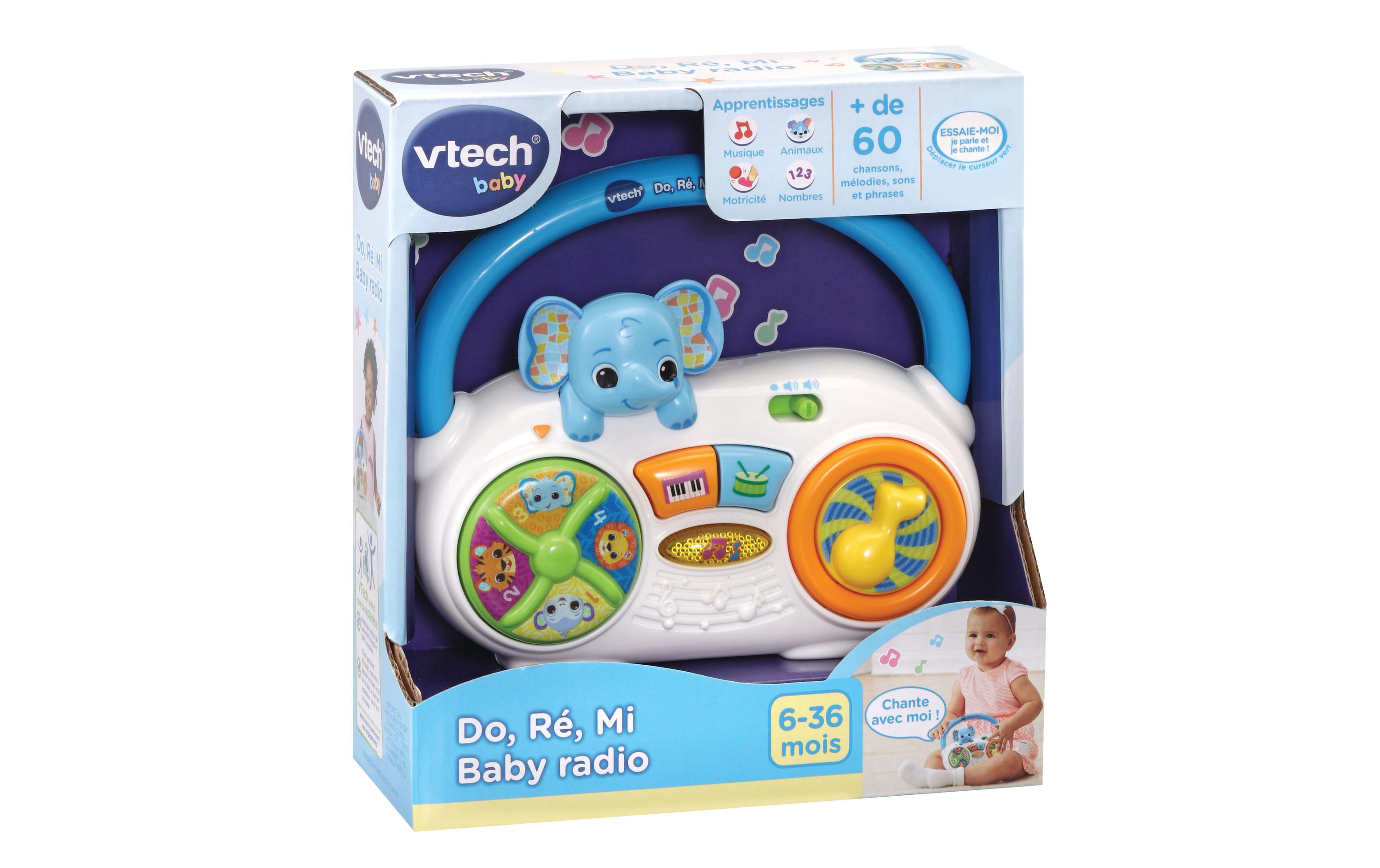 Musikspielzeug Do, ré, mi baby radio -FR-Spielradio mit verschiedenen Instrumenten und Musikstilen