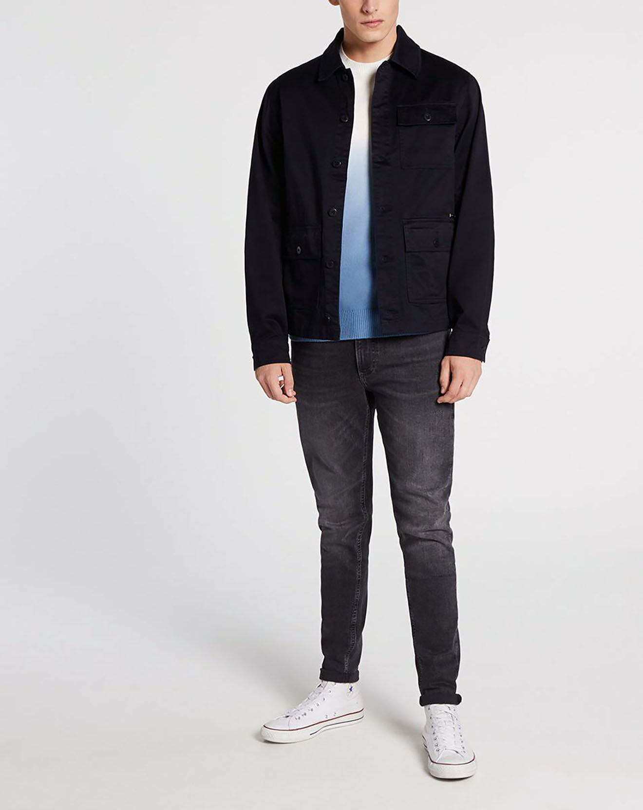 Scotch & Soda Veste Field bleu marine