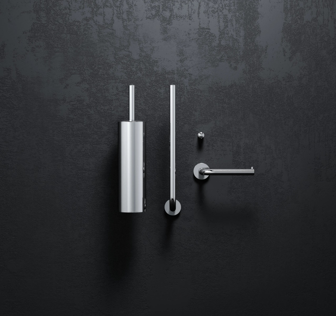 Clou InBe toiletaccessoiresset chroom