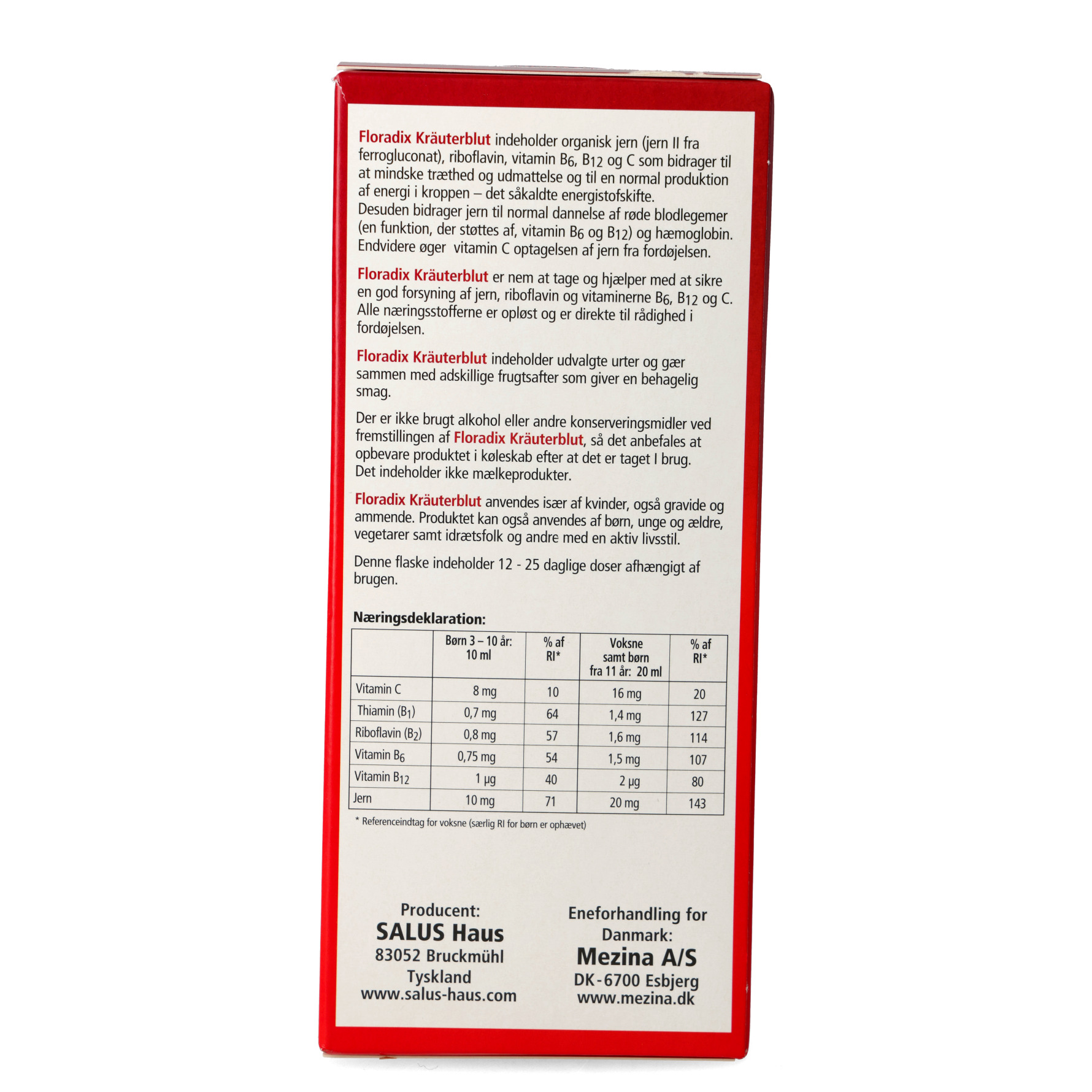 Salus Floradix Krauterblut 250 ml