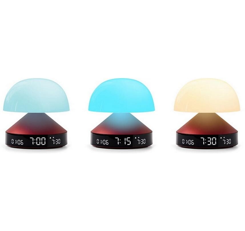 Lichtwecker Mina Sunrise BordeauxDigitalwecker