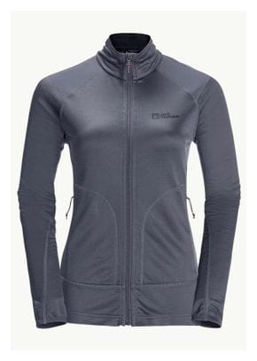 Polaire Jack Wolfskin Kammweg Fz Femme Gris
