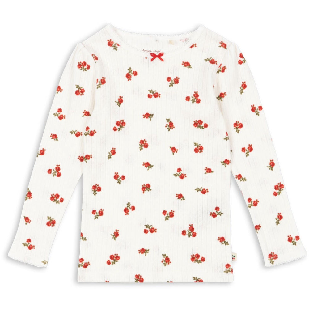 Køb Konges Sløjd Rose Red Minnie Bluse GOTS
