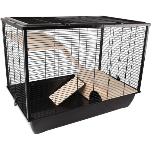 Gaiola preta para hamster