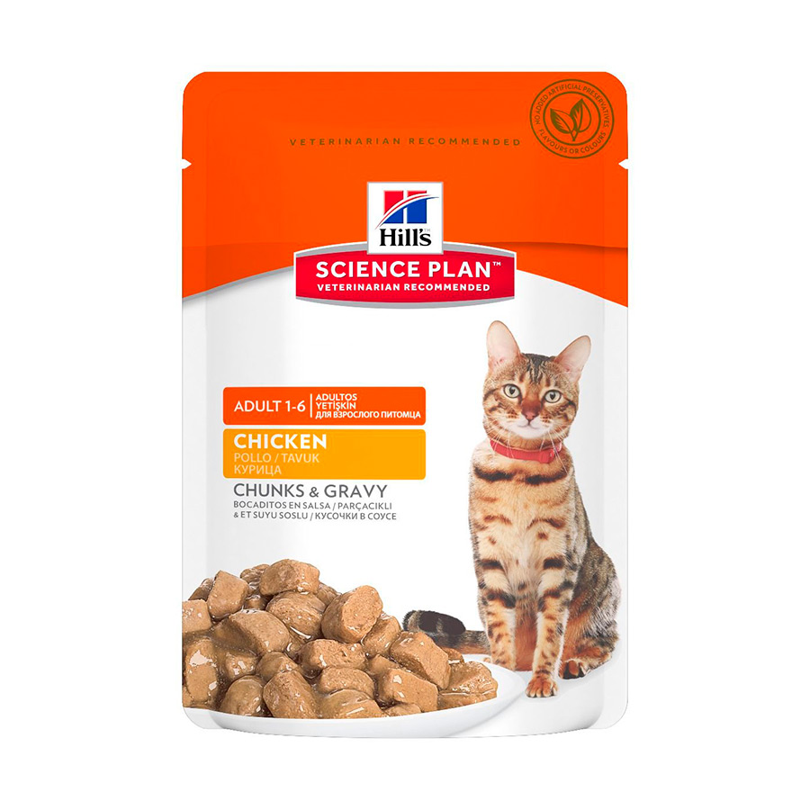 Sachê de Suplemento para Gatos Adultos Hill's Science Plan Sabor Frango