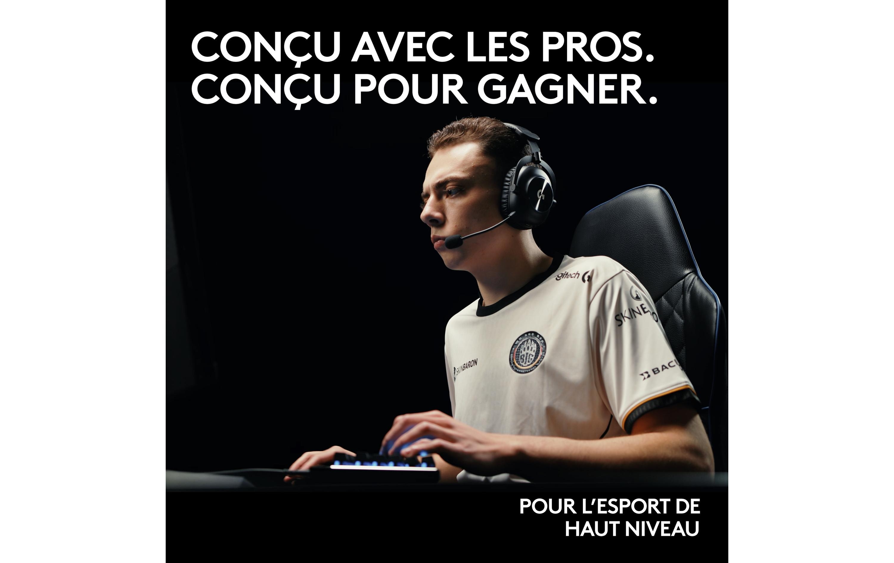 Headset G Pro X 2 Wireless Lightspeed Gaming Magenta<br>Kabelloses Over-Ear-Headset mit Surround-Sound und weichem Ohrpolster