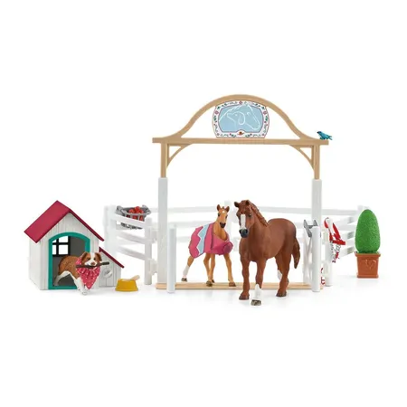 Schleich® 42458 Horse Club - Hannahs Gastpferde mit Hündi