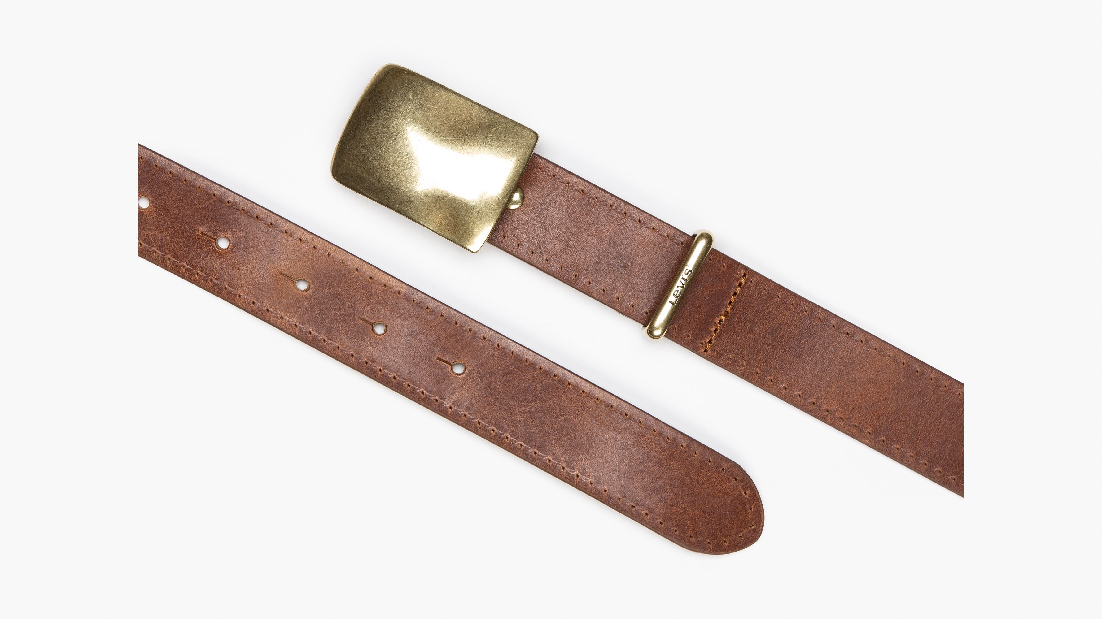 Ceinture à plaque - Brown - Marron